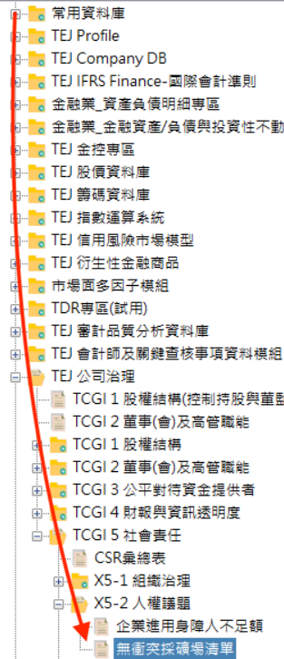资料库位置