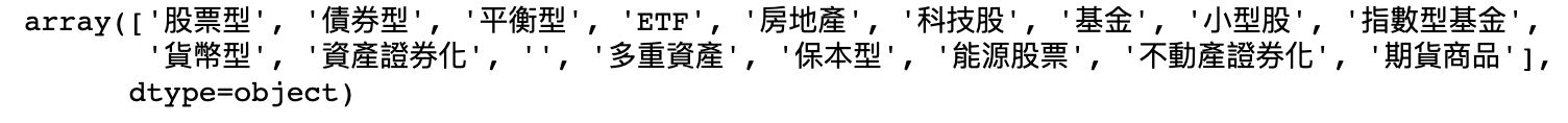 基金投资标的