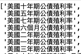 资料栏位画面