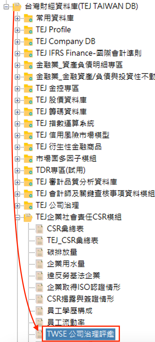 资料库位置
